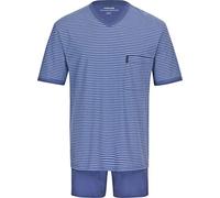 Ammann Herren Schlafanzug kurz Extra Light Cotton Polo Größe 56