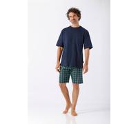 Herren Schlafanzug Shorty Bermuda Premium Cotton
