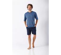 hajo - Premium Cotton - Schlafanzug (54 Marine)