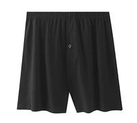 Herren Schlafanzughose Kurz Baumwolle Bermuda Schlafshorts Pyjamahose Shorty Sommer Sleephose Freizeithose für Männer Pyjamahose für