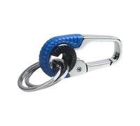 Herren-Schlüsselanhänger-Haken, Outdoor-Karabiner, Doppelringe, Schlüsselanhänger, Zubehör, Legierung, Textur zum Klettern und Angeln, Karabinerhaken für Herren