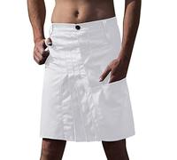 Herren Schottischer Kilt Klassischer Schottland Saunakilt Rock Traditioneller Faltenrock Gothic Mode Taschenröcke Punk Mittelalterliche Party Schottenrock Kleidung