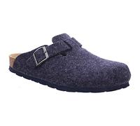 Rohde Herren Pantoffel Hausschuh Korktieffussbett Grado 6693, Größe:42 EU, Farbe:Blau