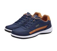 Herren Schuhe Blau 43 Laufsneaker für Herren, Freizeitschuhe, Sportschuhe, atmungsaktiv, Bequeme Wanderschuhe, Schwarz Schuhe Größe 50 Herren Winterstiefel Reißverschluss (Blue, 50)