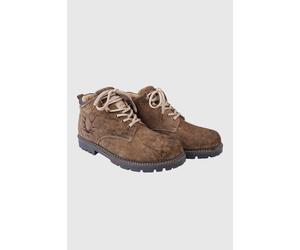 Herren Schuhe - Boots ANTON - Krüger Buam - Haferl - 009551-000-0007 - Trachtenschuhe Braun/Braun - Gr. - 40