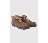 Herren Schuhe - Boots ANTON - Krüger Buam - Haferl - 009551-000-0007 - Trachtenschuhe Braun/Braun - Gr. - 48