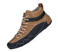 Herren Schuhe Freizeitschuhe Mokassins Bootsschuhe Loafers Slip On Schuhe Sportschuhe Herren Chukka Stiefel Leder Loafers Slip Resistant Far Ankle Boots Fashion Comfort Driving Shoes
