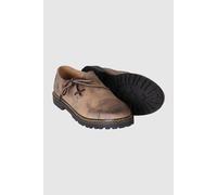 Herren Schuhe % - Haferl CARSTEN - Krüger Buam - 009660-000-0007 - Trachtenschuhe Braun/Braun - Gr. - 45