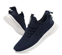 Herren Schuhe Hallenschuhe Trainingsschuhe Slip On Sneaker Blau Größe 45 EU