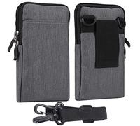 Herren Schultertaschen Handy, Kleine Gürteltasche Herren, 6.9" Universal Mini Gürteltasche Vertikal Hüfttasche Handytasche Kleine Umhängetasche Schultertaschen Messenger Bag Kartenfach Taille Tasche