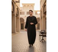 Herren Schwarz Ramadan Marokkanische Jubba Robe Djellaba Eid Kaftan Thobe LFS -TT-007 60