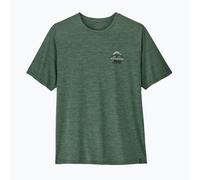 Patagonia - Cap Cool Daily Shirt Great Waves - Funktionsshirt, Gr. M, oliv (CanopyGreen/LightCanopyGreenX-Dye)