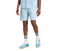 adidas Originals Relaxed Fit Shorts mit Strukturmuster in Hellblau, Größe M