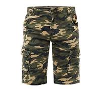 Herren Shorts Rusty Neal Jeansshorts Bermuda Jeans Kurze Hose Stretch Cargo Karo Blue Used Slim Fit, Größe:2XL, Shorts:13642