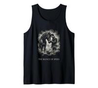 Herren Silence of Speed Horse Rider, Motiv „Moody Horse Rider“ Tank Top