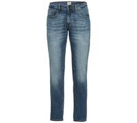 Herren Slim Fit Jeans Blau Used Look ? Stretch Denim Hose in großen Größen 42/32