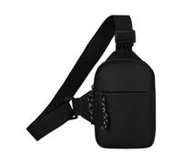 Herren Sling Bag - Anpassbare Strap Multi-Tasche | Schwarze Sling Rucksack Brust Tasche | für Klettern Camping Fishing Jagd Radfahren Outdoor Picknick Arbeitsschool Trip Birthday