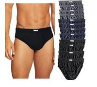 Herren-Slip aus reiner Baumwolle, atmungsaktiv, hergestellt in Italien, hypoallergen, getestet gegen schlechte Gerüche, hergestellt in Italien, 12/6/3 Stück, 12 Stück Bunt, L