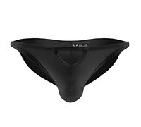 Herren Slip Microfaser Slip Slips Männer Tanga String Stretch Unterwäsche Atmungsaktiv Tangaslip Unterhosen Sportunterwäsche Schwarz XL