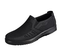 Herren Slip On Ohne Schnürsenkel Lederschuhe Leichte Handgefertigte Loafers | rutschfeste Walkingschuhe,Leichte Bequeme Halbschuhe,Atmungsaktive Fahrschuhe,Schlupfschuhe Freizeitschuhe