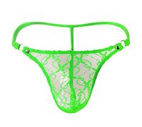 Herren-Slips Erotische Slips für Herren Spitzenunterwäsche Sissy Tanga Höschen Bikinihose T-Back Tanga G-String Unterwäsche Sexy Unterwäsche String Tanga Atmungsaktive Sport Briefs Tanga Bikini