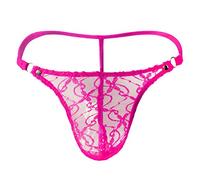 Herren-Slips Erotische Slips für Herren Spitzenunterwäsche Sissy Tanga Höschen Bikinihose T-Back Tanga G-String Unterwäsche Sexy Unterwäsche String Tanga Atmungsaktive Sport Briefs Tanga Bikini