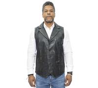 Herren Smart Classic Lederweste-Bristol XL