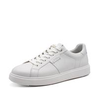 Tamaris Herrenschuhe Sportliche Schnürer WHITE LEATHER WHITE LEATHER - Gr. - 41