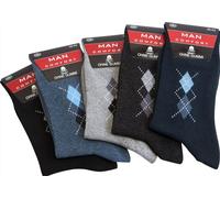 Herren Socken ohne Gummizug "Blautöne", Art. 1587