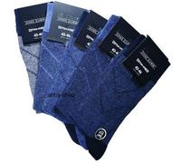 Herren Socken ohne Gummizug "Blautöne", mehrfarbig, Art. 5054