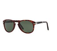 Persol Lunettes De Soleil PO0714 24/31 Havana Vert Pliing 54mm Einheitsgröße