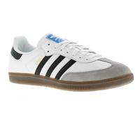 adidas Samba OG Schuh 44 Cloud White / Core Black / Clear Granite Leder Unisex (Herstellerartikelnummer: B75806-0014)