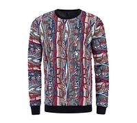 Herren Streetwear 90er Sweater New York Hoody Regular Fit Sweatshirt Rundhals Sweat 132, Farbe:Blau, Größe S-3XL:3XL