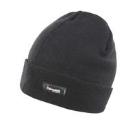 Herren Strick Skimütze mit Thinsulate Thermofütterung (3M 40g) Einheitsgröße,Schwarz