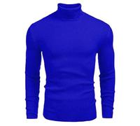 Herren-Strickpullover - Klassischer Herren-Rollkragenpullover, Warmer Und Modischer Langarm-Pullover Für Herbst Und Winter, Dehnbar, Weich, Schlank, Verdickt, Lässige Streetwear, Hellgrün, Xxl