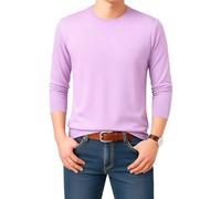 Herren Strickpullover Rundhalsausschnitt, langärmlig, reguläre Passform
