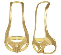 Herren String Mankini Lustiger Borat Tanga Schwimmen Unterwäsche Weihnachten V Form Badeanzug Stringbody Reizwäsche Overall Unterhemd Sport G-String Tanga Bikini