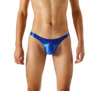 Herren String Tanga Männerstring Sexy Reizunterwäsche Reizwäsche Erotische Unterwäsche Gay Erotische Unterwäsche Sexy Unterhosen Low-Rise Sportunterwäsche Blau M