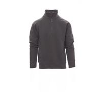 Herren Sweatshirt Half-Zip "MIAMI+ SUMMER" - Payper Rauchgrau 5XL