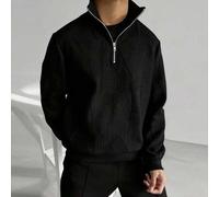 Herren Sweatshirt im Lässig Sport-Stil mit strukturiertem Jacquard-Muster "Old Money"