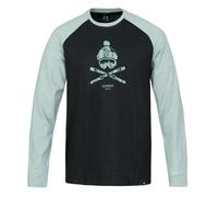 Herren-T-Shirt aus Baumwolle mit langen Ärmeln Hannah Hanes Anthrazit/Schiefergrau L