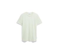 ARMEDANGELS JAAMES STRUCTURE - Männer Regular Fit T-Shirt - mehrfarbig XL green ash-oatmilk