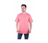 Herren T-Shirt Basic Long Tee Designer Shirt Tee Sommer Oversize TS-5004 S Rose