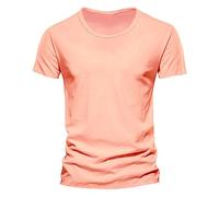 Herren T-Shirt Basic T-Shirt mit V-Ausschnitt Tshirts Herren Henley Shirt Einfarbig Sommer Kurzarmshirt Sport Freizeit Tee Shirt Livergy Herren-Unterhemd Classic Tshirt Herren Oversize Tshirt Herren