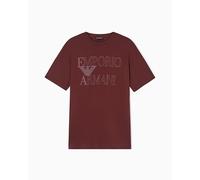 Herren T-Shirt Bold Logo Crew Neck Braun L