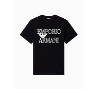 Herren T-Shirt Bold Logo Crew Neck Schwarz L