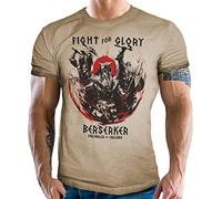 Herren T-Shirt für Wikinger Nordmann Keltic Fans der nordischen Mythologie - Berserker M