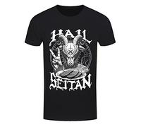Herren T-Shirt Hail Seitan Veganer Vegetarier schwarz