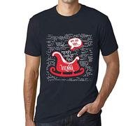Herren T-Shirt Ho ho ho Frohe Weihnachten aus Wien - Ho Ho Ho Merry Christmas from Vienna - Geschenkideen Jahrgang Grafik Tshirt Männer Dunkelblau XL