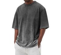 Herren T-Shirt Kurzarm I Love My Girlfriend Shirt Shirts Herren Lassig Blau Herren T-Shirt Set Farbverlauf Biker Tshirt Herren Herren Shirt Linen Shirt Men(1-Gray,4XL)